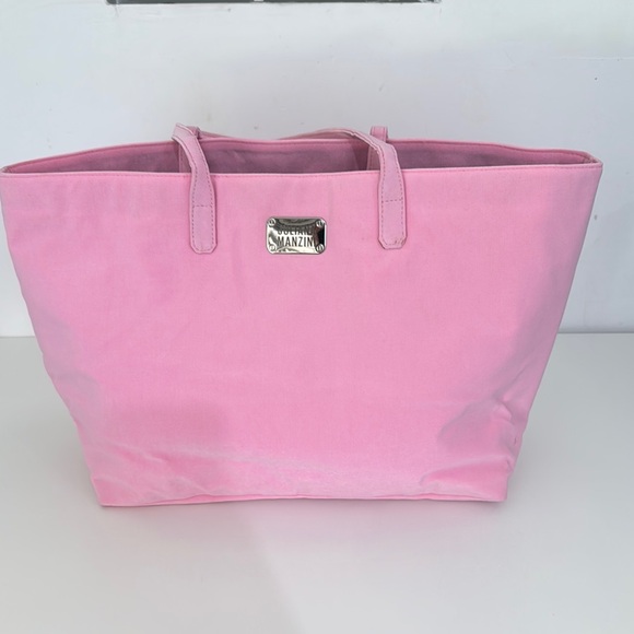 Handbags - Pink Tote Bag with pouch